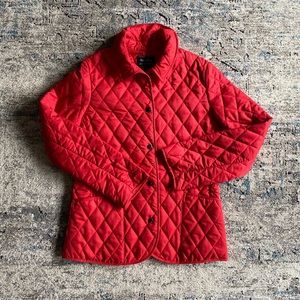 Vintage Steve and Barry’s quilted red coat